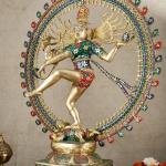 Large Brass Nataraja with Stonework | 36" x 30.5" x 11" | 35 kg | BudhShiv Crafted | Monumental Cosmic Dance | Temple Art | Jaipurio